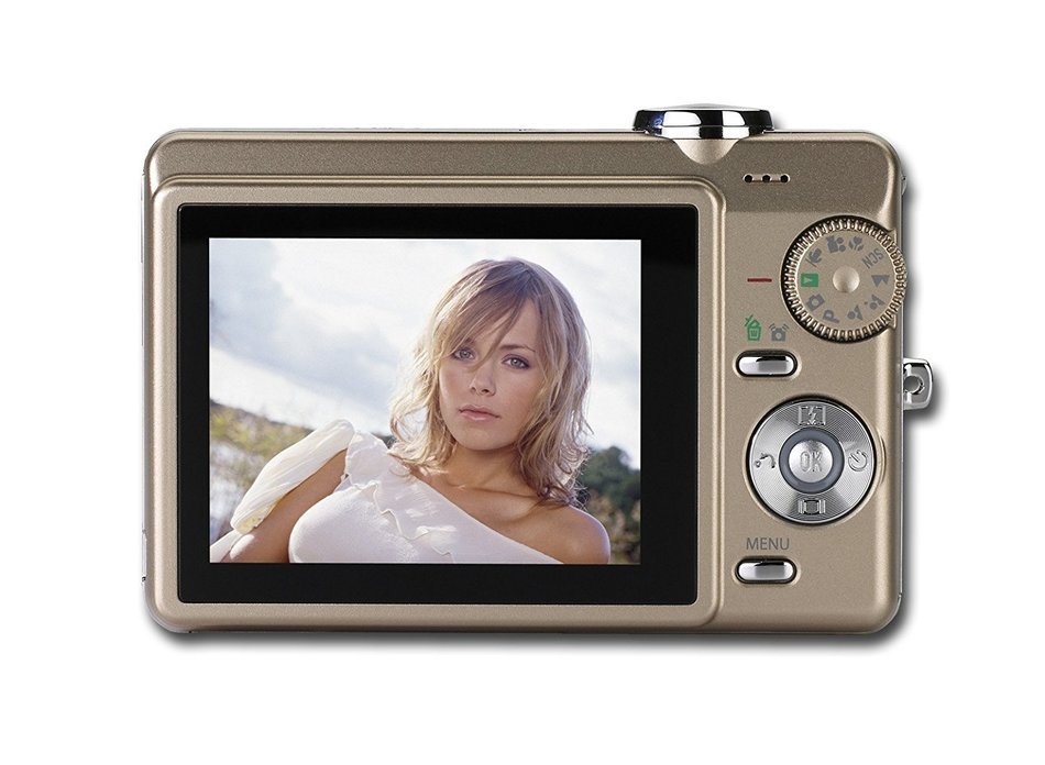 Sanyo E760 7.1MP Digital Camera with 3x Optical Zoom (Gold)
