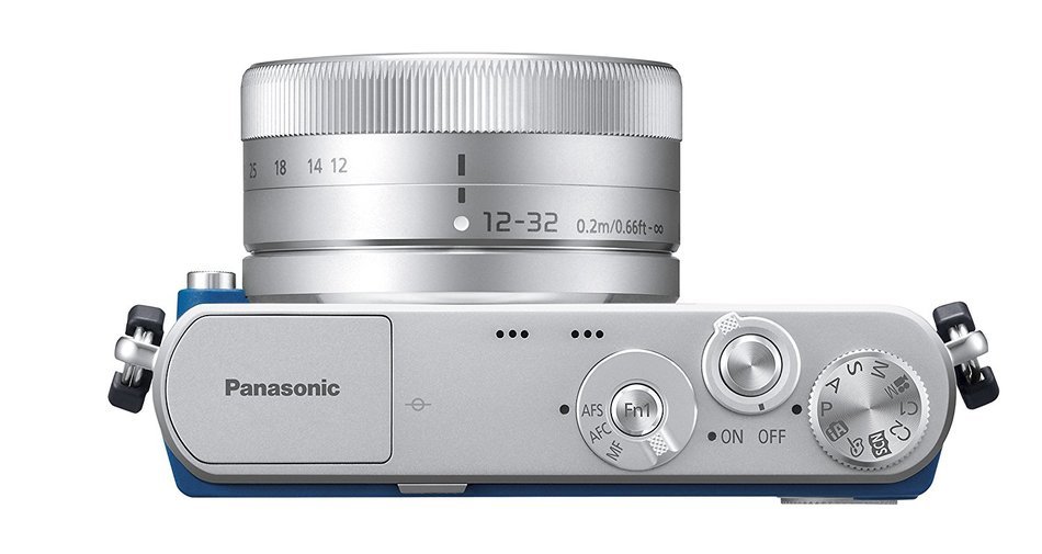 Panasonic Mirrorless interchangeable-lens camera GM1S Lens Kit Blue DMC-GM1SK-A - International Version (No Warranty) N7
