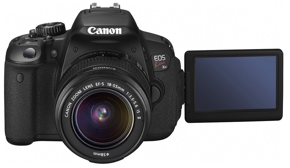 Canon DSLR Camera EOS Kiss X6i with EF-S 18-135mm IS STM Lens Kit - International Version (No Warranty)
