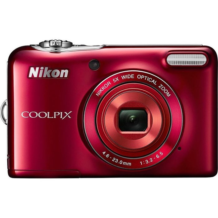 Nikon Coolpix L30 Digital Camera (Red) (Certified Refurbished) N2