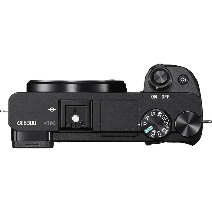 Sony ILCE-6300 a6300 4K Mirrorless Camera Body w/ 50mm Telephoto Lens Bundle includes Camera, 50mm Lens, 49mm... N5