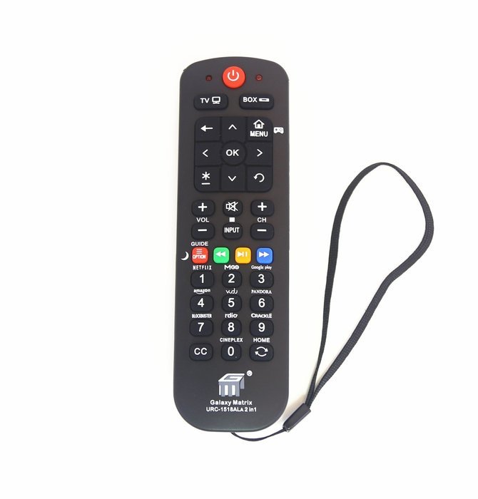 NetTech Universal Streaming Remote (2 in 1) Work for Main Streaming Box, Roku 1 2 3, TCL Roku TV, Sharp Roku TV...