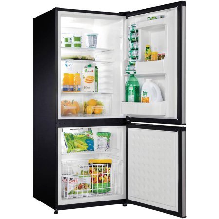 Danby 9.2 cu ft Bottom Mount Refrigerator, Black/Spotless Steel