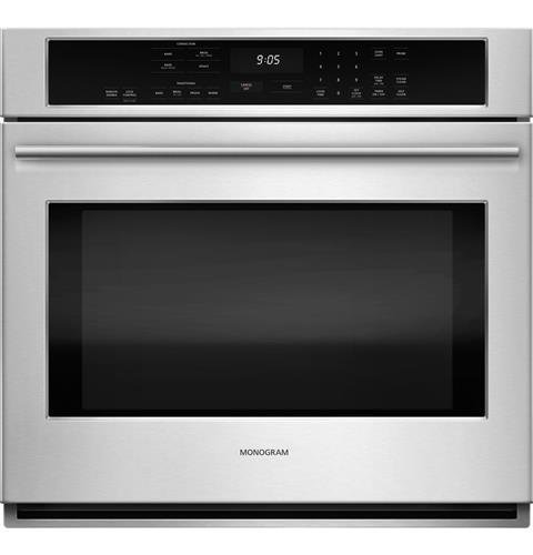 GE Monogram ZET9050SHSS 30" Electric Convection Single Wall Oven