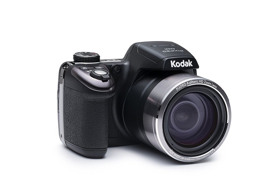 Kodak AZ521, 16MP Camera with 52x Optical Zoom, 3" LCD Screen, 1080p Video Recording - Black