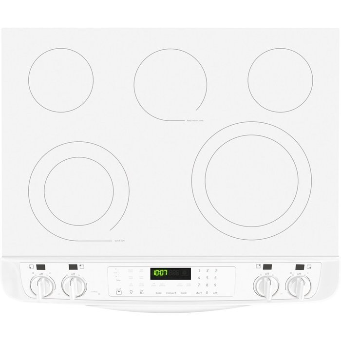 Frigidaire Gallery FGES3065PW 30" Wide Slide-In Electric Range in White N2