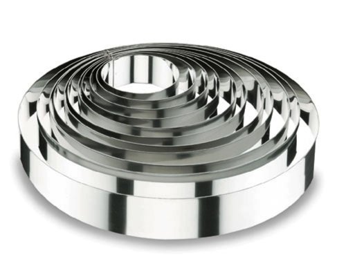 LACOR 68310 ROUND CAKE RING 10x3,5 CM. STNLS