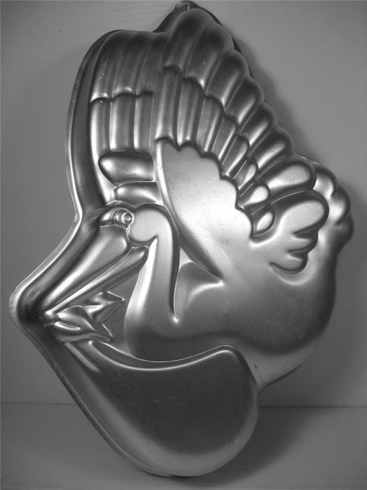 Wilton Good News Stork Flying with Baby Cake Pan (502-3851, 1983) N2