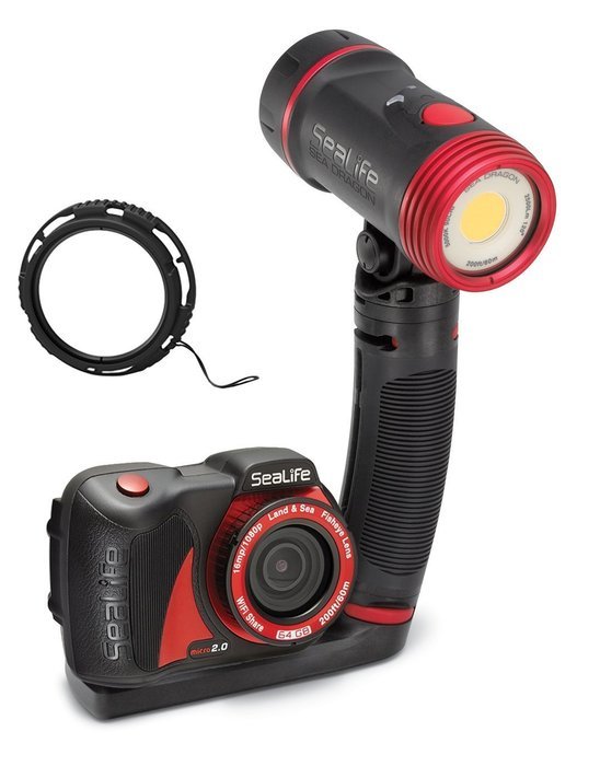 SeaLife Micro 2.0 WiFi 64GB w/ 10x Lens and screen protector