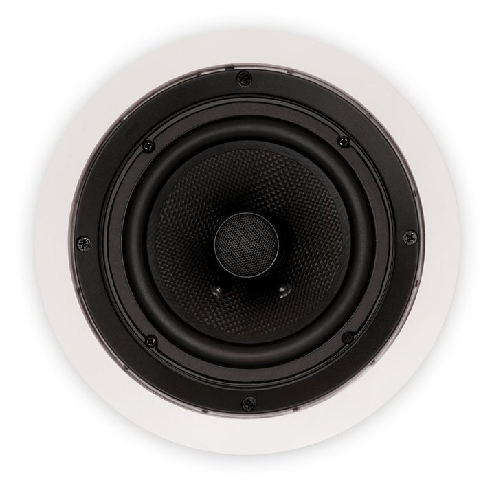 Theater Solutions 3 New Pairs of 6.5" In Ceiling Surround Sound HD Home Theater Speakers 1200 Watts 3TS65C N3