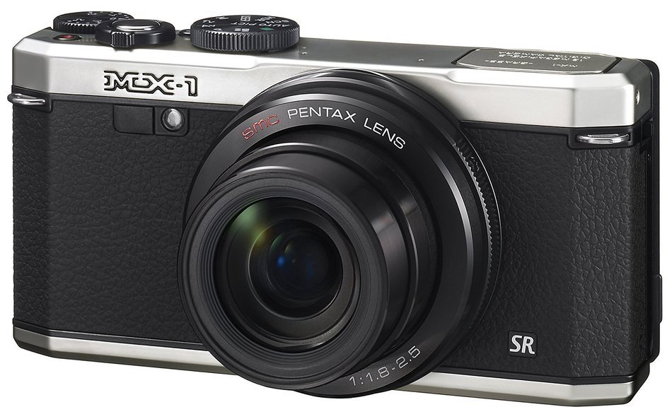 Pentax MX-1 12 MP Black Digital Camera with 4x Optical Image Stabilized Zoom and 3-Inch LCD Screen N2