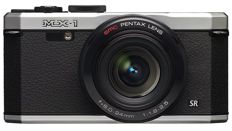 Pentax MX-1 12 MP Black Digital Camera with 4x Optical Image Stabilized Zoom and 3-Inch LCD Screen N3