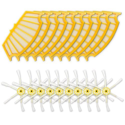 Roomba 500 Series Accessory Kit - Includes A Set Of 10 Side Brushes & Filters