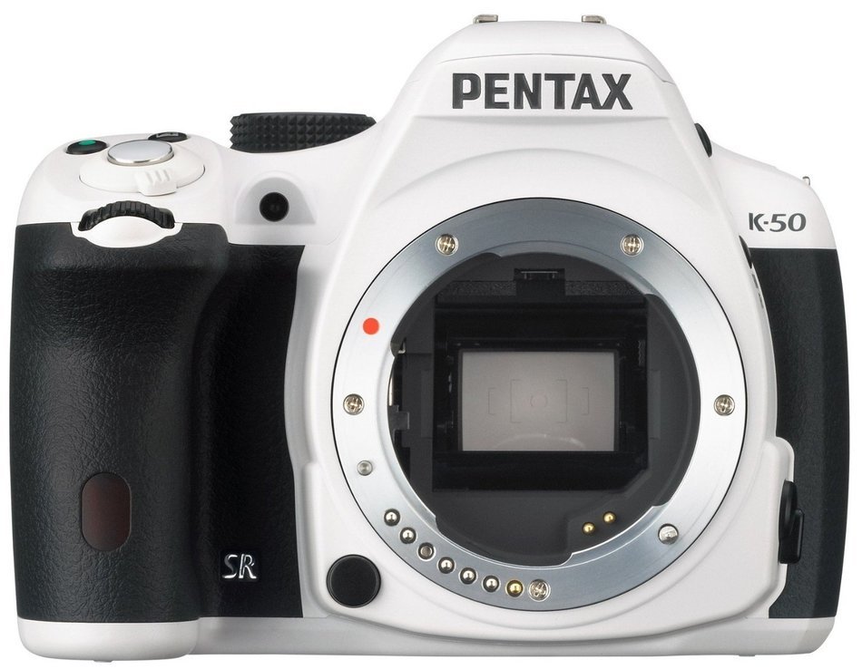 Pentax K-50 DSLR Camera Body Only - White