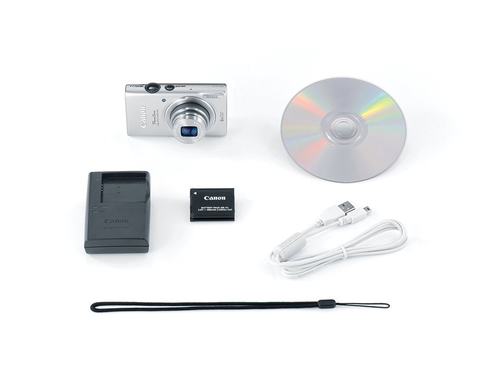 Canon PowerShot ELPH 130 IS 16.0 MP Digital Camera with 8x Optical Zoom 28mm Wide-Angle Lens and 720p HD Video... N11