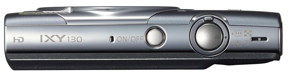 Canon Digital Camera IXY 130 about 16MP 8 times optical zoom IXY130 (Gray) - International Version N8