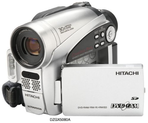 Hitachi DZGX5080A DVD Camcorder with 30x Optical Zoom (Discontinued by Manufacturer)