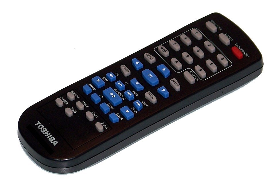 OEM Toshiba Remote Control: SD1015KB, SD-1015KB, SD3300, SD-3300, SD3300kU, SD-3300kU