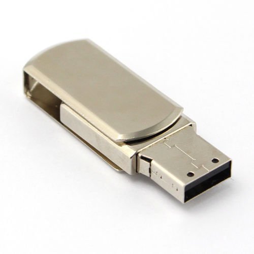 RioRand&reg; Metal Roating USB2.0 Flash Memory Drive 8GB Stick Pen Thumb U Disk N4