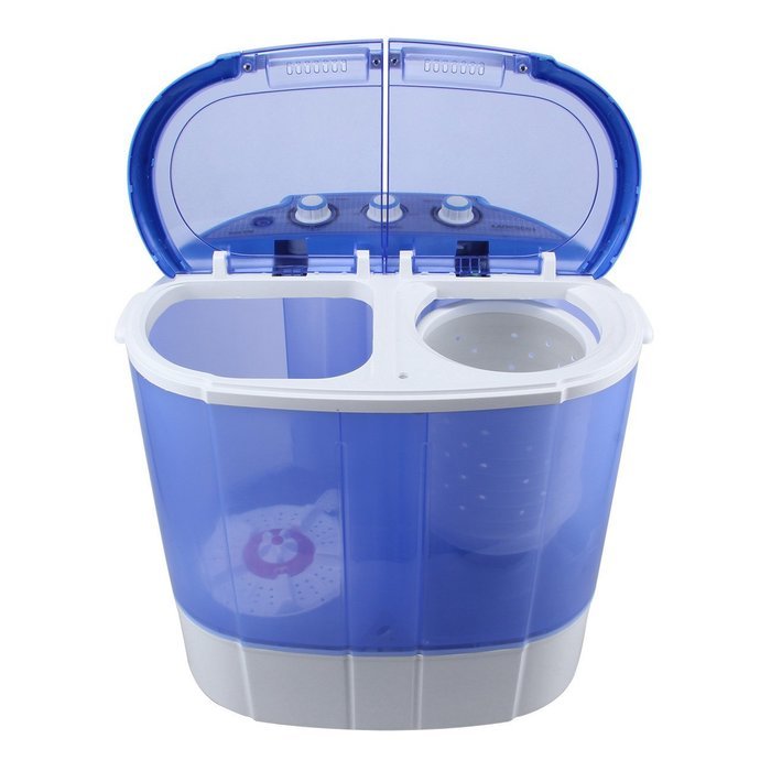 ARKSEN&copy; Portable Mini Laundry Washing Machine, 7.9LBS Capacity, Clear Blue N7