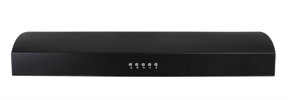 AKDY Stainless Steel 30-Inch Grease Filters Under Cabinet Kitchen Black Range Hood N7