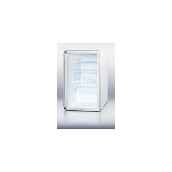 Summit SCR450LSHADA 4.1 Cu. Ft. Stainless Steel Undercounter Compact Refrigerator N2