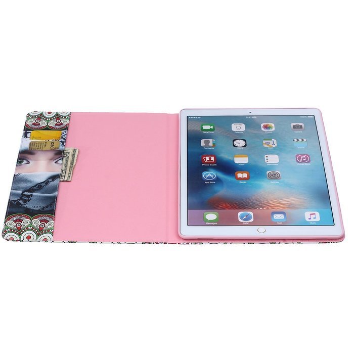 iPad Pro Case, Firefish Kickstand Feature Case Premium PU Leather Wallet [Card Slots] Scratch-Resistance Specially... N98