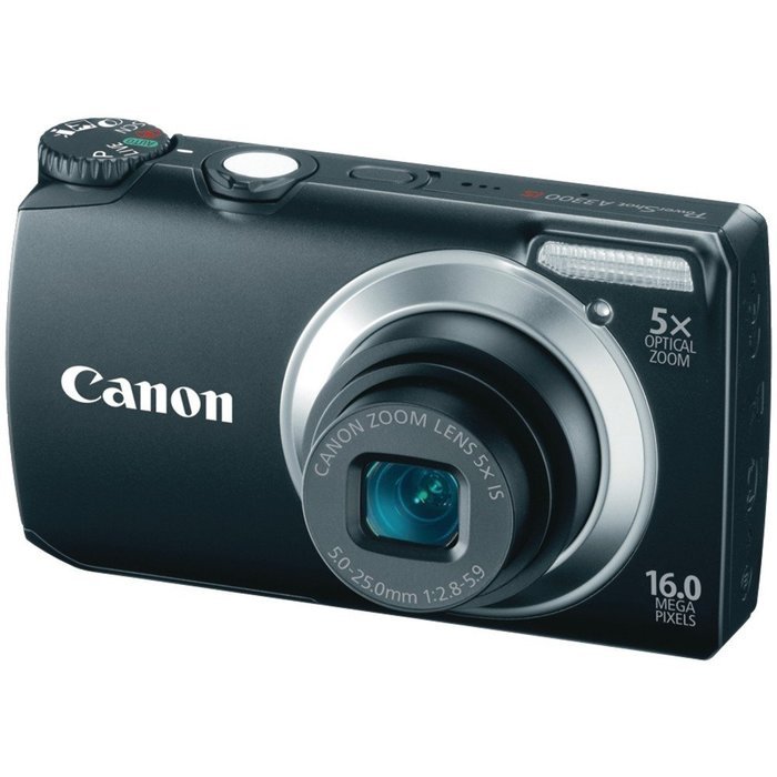 Canon Powershot A3300 16 MP Digital Camera with 5x Optical Zoom (Black) (OLD MODEL) N3