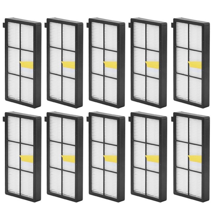 10pcs HEPA Filter for iRobot Roomba 800 870 880 980 Vacuum Cleaner, Hongfa Replacement Filters Kit (800 Series...