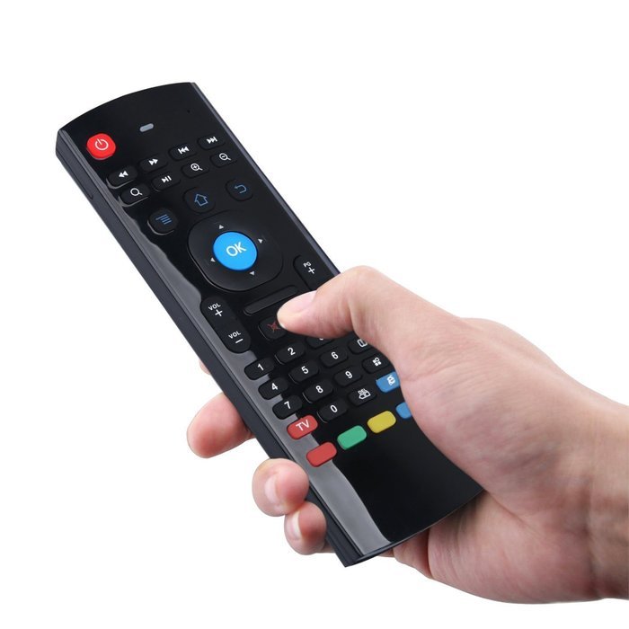 Aerb 2.4G Mini Wireless Keyboard Mouse Multifunctional W Infrared Remote Learning, 3-Gyro and 3-Gsensor, Air Control... N4