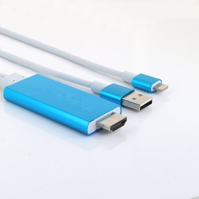 Feihe iPhone Lightning to HDMI Cable, 6.5Ft Lightning MHL To HDMI Cable 1080P HDTV Adapter For iPhone 5 5S 6 6s...