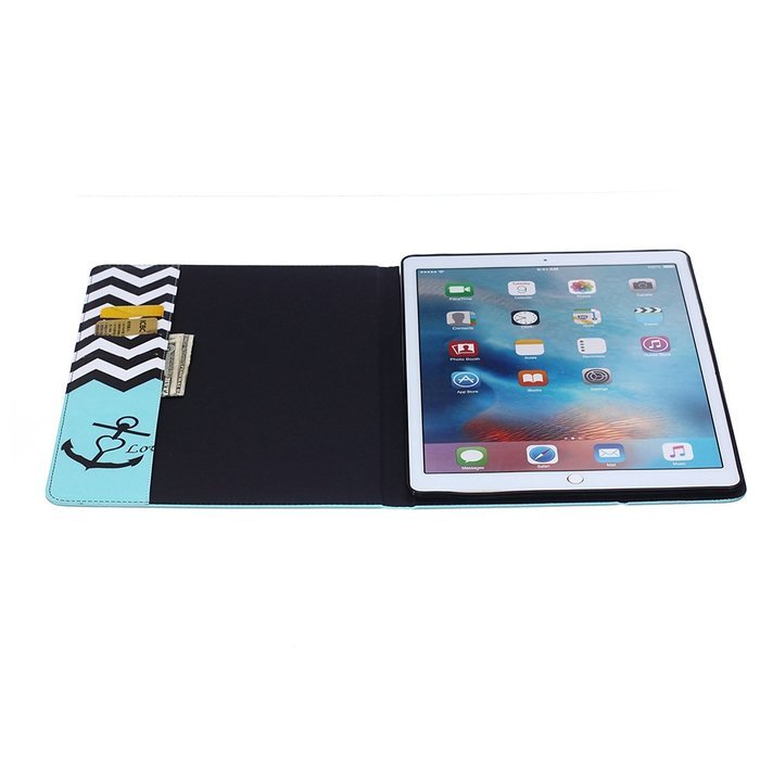 iPad Pro Case, Firefish Kickstand Feature Case Premium PU Leather Wallet [Card Slots] Scratch-Resistance Specially... N118