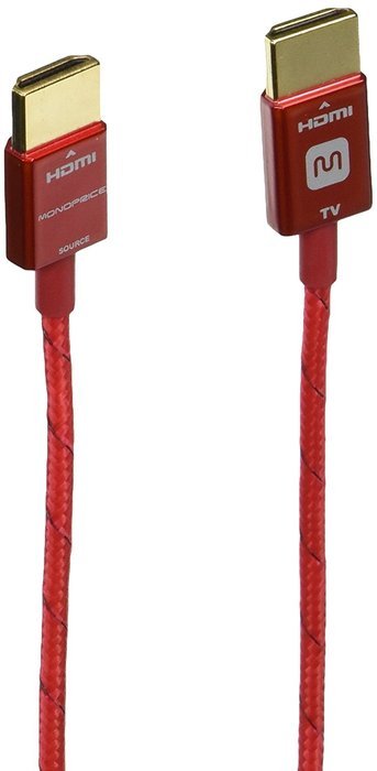 Monoprice 3ft 18Gbps Ultra Slim Series High Performance HDMI&reg; Cable w/ RedMere&reg; Technology - Blue N3