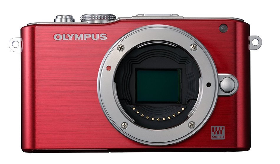 OLYMPUS mirror interchangeable lens PEN Lite E-PL3 body Red E-PL3 BODY RED - International Version (No Warranty) N2