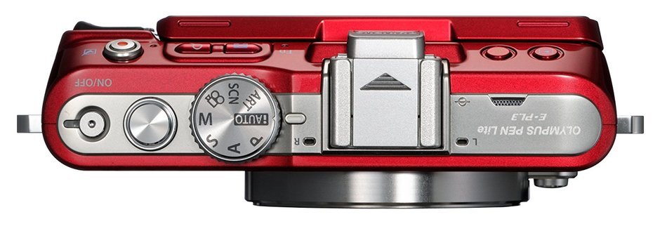 OLYMPUS mirror interchangeable lens PEN Lite E-PL3 body Red E-PL3 BODY RED - International Version (No Warranty) N3