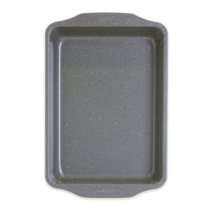 casaWare Excel 9 X 13 x 2-Inch Rectangular Cake Pan Ceramic Coated NonStick (Brown Granite) N2