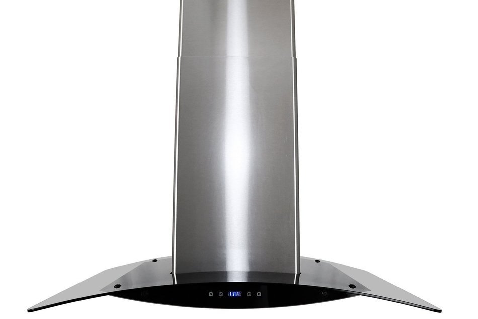 FIREBIRD New 36" European Style Island Mount Stainless Steel Range Hood Vent W/Both Side Accessible Touch Sensor... N3