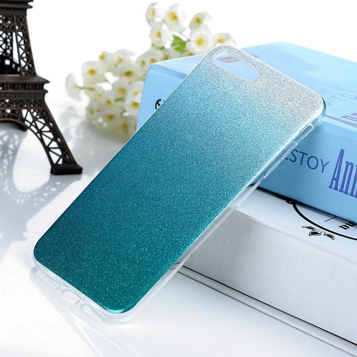 iPhone 7 Plus Case (5.5 inch) - Shockproof Flexible Soft TPU Rubber Skin Gel Bumper Protective Case Shiny Glitter... N66