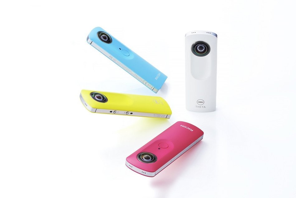RICOH digital camera RICOH THETA m15 yellow 360 &Acirc;&deg; all the celestial sphere image shooting device 0910702 N2
