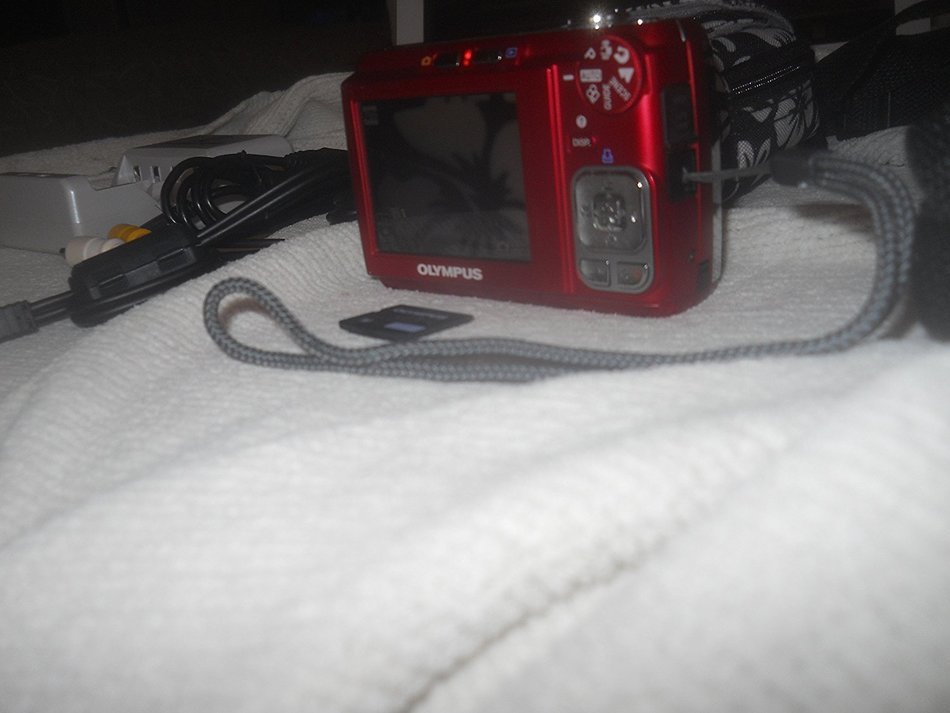 Olympus FE-310 Red 8.0 Mp Digital Camera