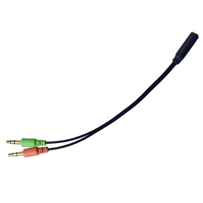 VIMVIP 3.5mm Female to Dual 3.5 Male Mic & Stereo Audio Y Splitter Cable Cord for PC Laptop N3