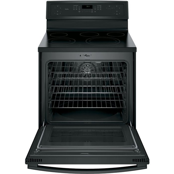 GE PB911DJBB Profile 30" Black Electric Smoothtop Range - Convection