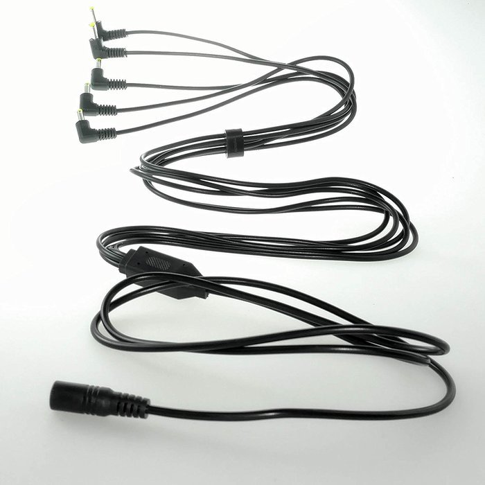 5-way power splitter cable for Korg Volca by MyVolts (5-way splitter +PSU) N3
