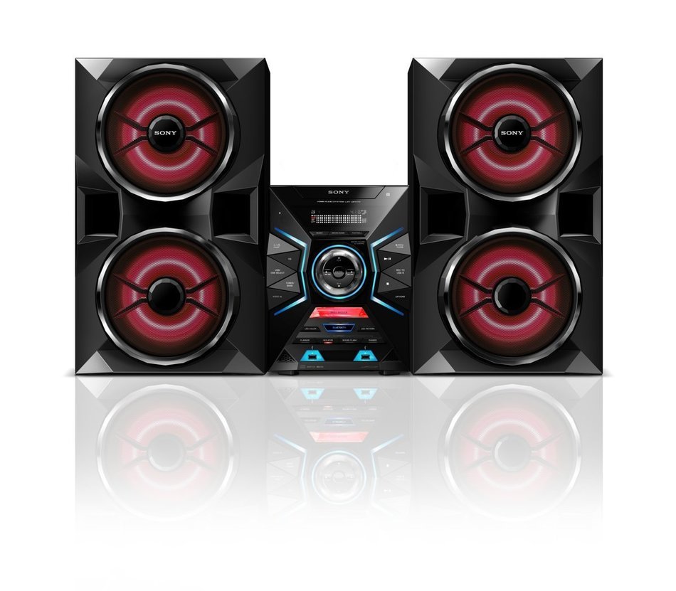 Sony 1800 Watt Mini HiFi Music System With Single Disc CD Player, Bluetooth With NFC, AM/FM Radio with 30 station...