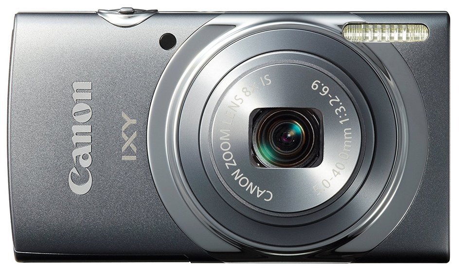 Canon Digital Camera IXY 130 about 16MP 8 times optical zoom IXY130 (Gray) - International Version N11