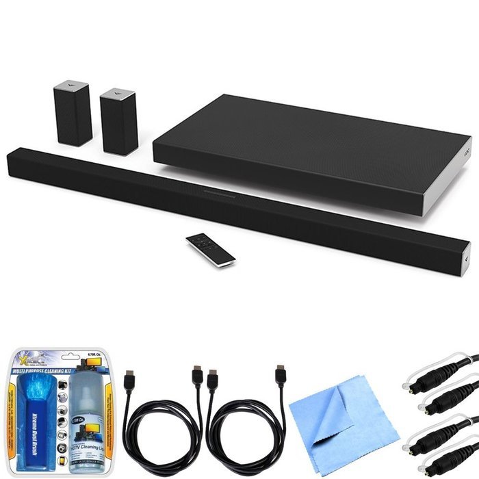 Vizio SB4051-D5 SmartCast 40" 5.1 Sound Bar System w/ Essential Accessory Bundle includes Sound Bar, 2 x 6' Optical...