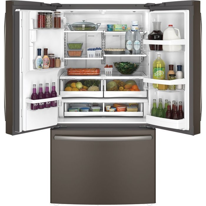 GE GFE28HMHES 27.7 Cu. Ft. Slate French Door Refrigerator - Energy Star N2