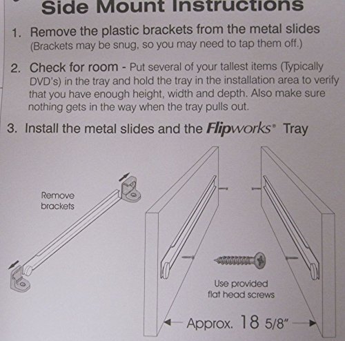 Dvd, Cd, Blu-ray, Vhs Flip File Tray Racks for All Media Storage From Flipworks N3