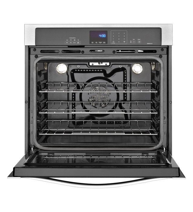 Whirlpool WOS92EC7AB 27" Black Electric Single Wall Oven - Convection N2