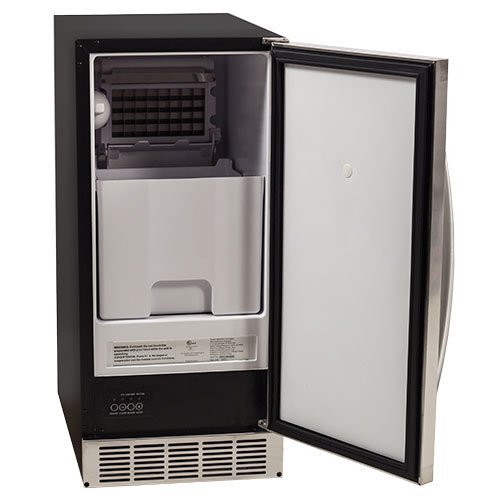 EdgeStar 50 lb. Undercounter Clear Ice Maker with Drain Pump N2